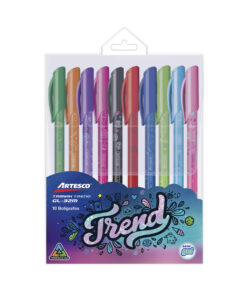 Estuche Bolígrafo Trimax GL-32m Colores 10 unid. Artesco