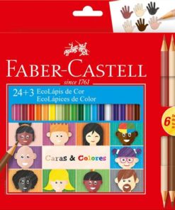 Ecolápices de color Faber Castell x24 Caras