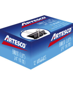 Binder Clips 3/4" (19mm) x 12 unidades