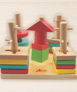 Juegos de Maderas Educativos Geo Color