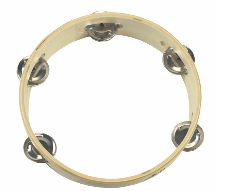 Pandereta de Madera 5 Cascabeles