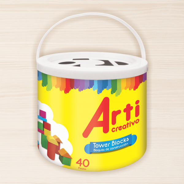 Juegos de Maderas Educativos Tower Block