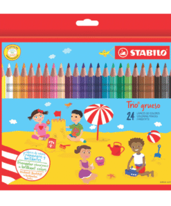 LAPIZ DE COLORES STABILO TRIO EXTRA GRUESOS 24 unidades
