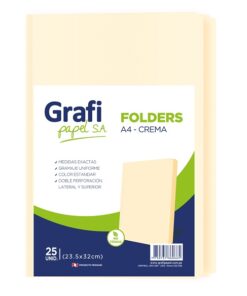 Folder Manila Tamaño A4 x 25 - Grafipapel