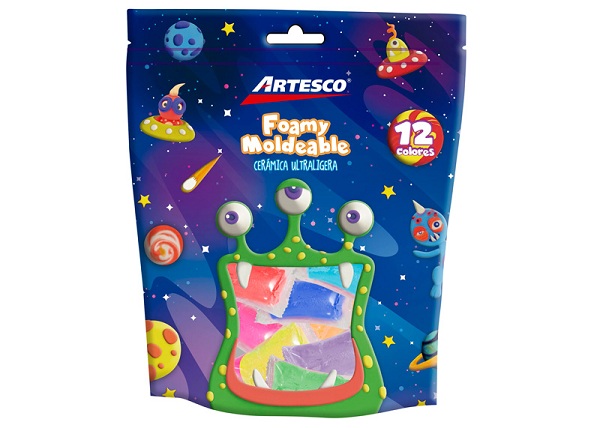 Foamy Moldeable 8 g Artesco x12 Colores