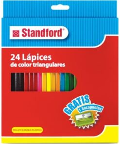 Colores Standford Triangular x24 + Tajador