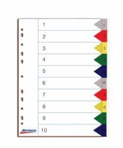 SEPARADORES A4 X10 ARTESCO