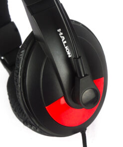Audifono c/micrófono Halion HA-305 Rojo