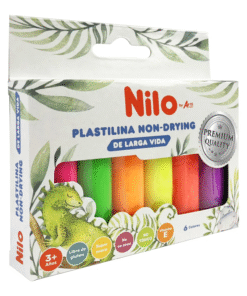 Plastilina x6 Neón - Nilo