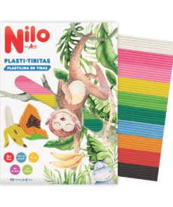 Plasti-tiritas 10 colores Monitos - Nilo