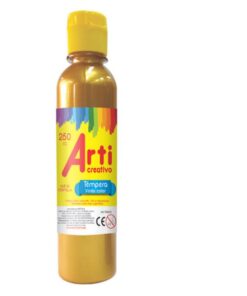 Témpera 250ml c/aplicador Dorado Arti Creativo