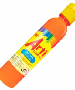 Témpera 250ml c/aplicador Naranja Arti Creativo