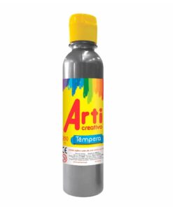 Témpera 250ml c/aplicador Plateado Arti Creativo
