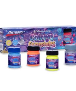 Témpera Acrílica x 6 colores especiales Artesco
