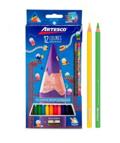 Color Superpunta x12 + 2 lapiz +Tajador Artesco