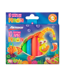 Plastilina Neón x10 Artesco