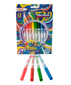 Plumones Power Tips x 12 Artesco