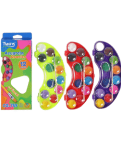 Acuarela x 12 Mod. Abanico - Twins