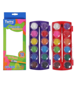 Acuarela Escarchada x12 colores - Twins