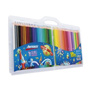 Lápices de Colores Triangulares Largos x 48 unds