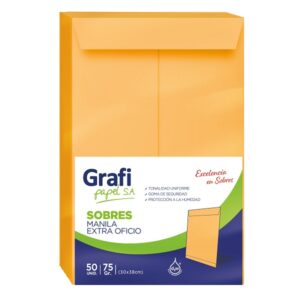 Sobre Manila Extra Oficio x 50 unid.- Grafipapel