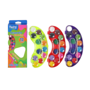 Acuarela x 12 Mod. Abanico - Twins