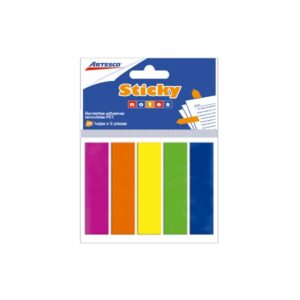 BANDERITAS RECTANGULARES 25HJS X5 COL. ARTESCO