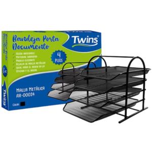 Bandeja 4 pisos Malla de Metal - Twins