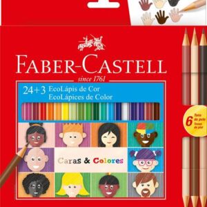 Ecolápices de color Faber Castell x24 Caras