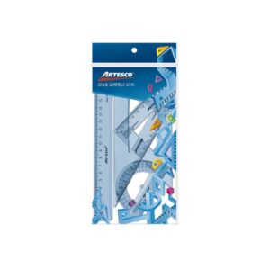 Estuche Geométrico 20cm Artesco