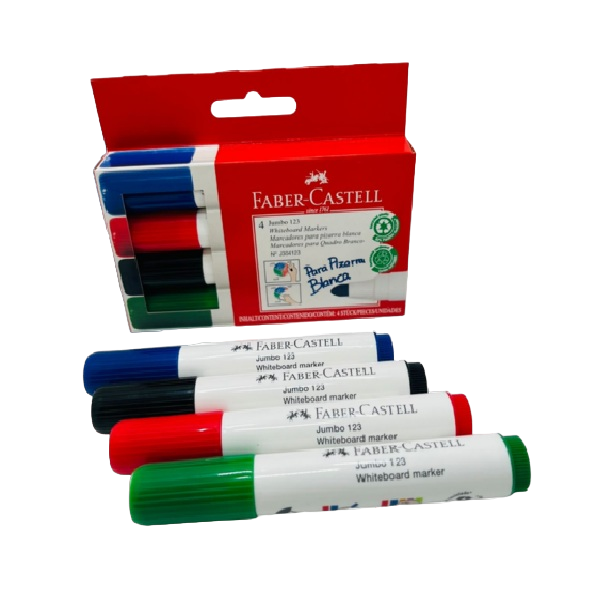 Plumón para pizarra 123 x 4 Jumbo F.C.