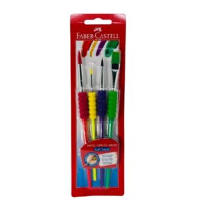 Pincel Soft Touch x4 Faber Castell