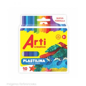 Plastilina Delgada x10 Arti Creativo