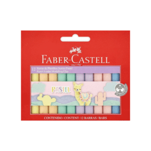 Plastilina Jumbo x 12 Pastel - Faber Castell