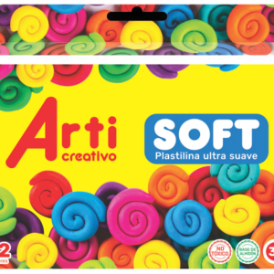 Plastilina Soft Jumbo x12 Arti Creativo