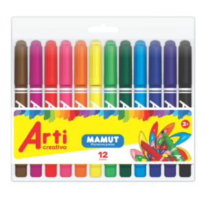 Plumones Jumbo Mamut x12 - Arti Creativo