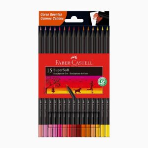 Colores SuperSoft x15 Cálidos Faber Castell