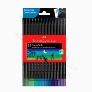 Colores SuperSoft x15 Frío Faber Castell