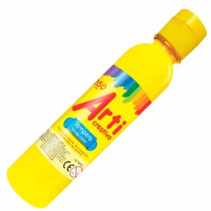 Témpera 250ml c/aplicador Amarillo Arti Creativo