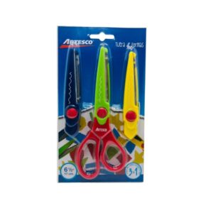 Tijera de formas 3 en 1 - Artesco