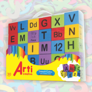 DIDACTICUBOS - CUBOS EDUCATIVOS EN GOMA EVA X 30 PIEZAS