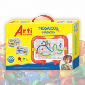 MOSAICOS MÁGICOS PEGS 500 PIEZAS