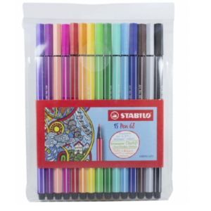 Stabilo Plumon PEN 68 - 15 Unidades