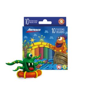 Plastilina Delgada X 10 Unid. Artesco