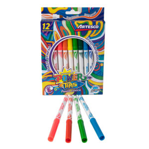 Plumones Power Tips x 12 Artesco