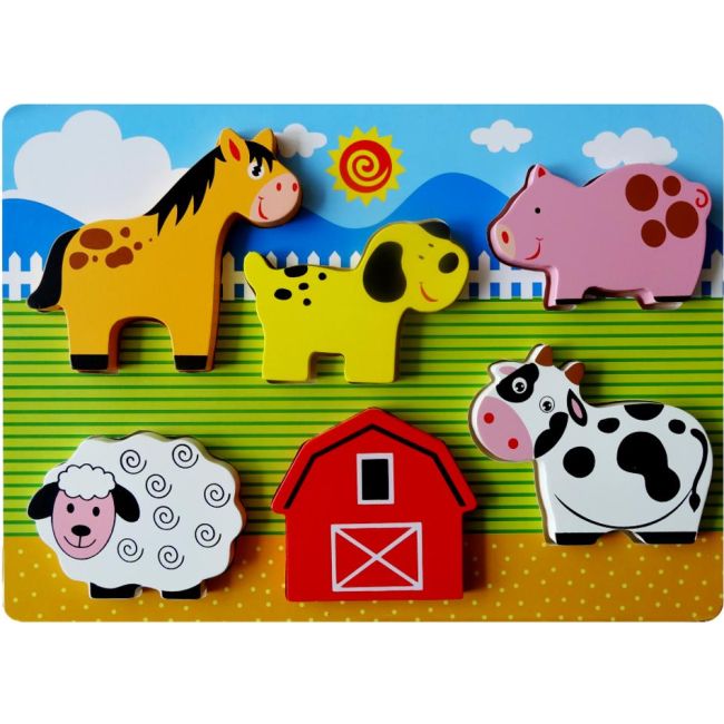 Rompecabeza de Madera Alto Relieve El Ranchito - Arti Creativo