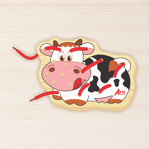 Juegos de Maderas Educativos Vaquita